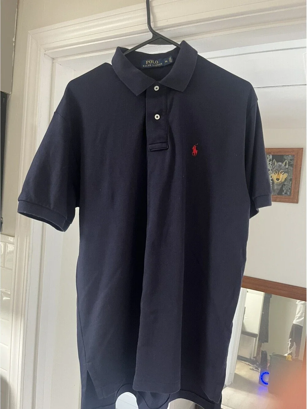Ralph Lauren POLO RALPH LAUREN short-sleeved 100% cotton polo shirt men's size M